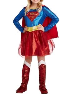 DC supergirl child costume size large 10 to 12